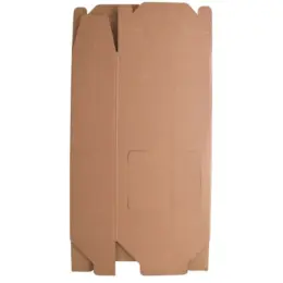Flat Kraft Double 750ml Wine Bottle Gift Box